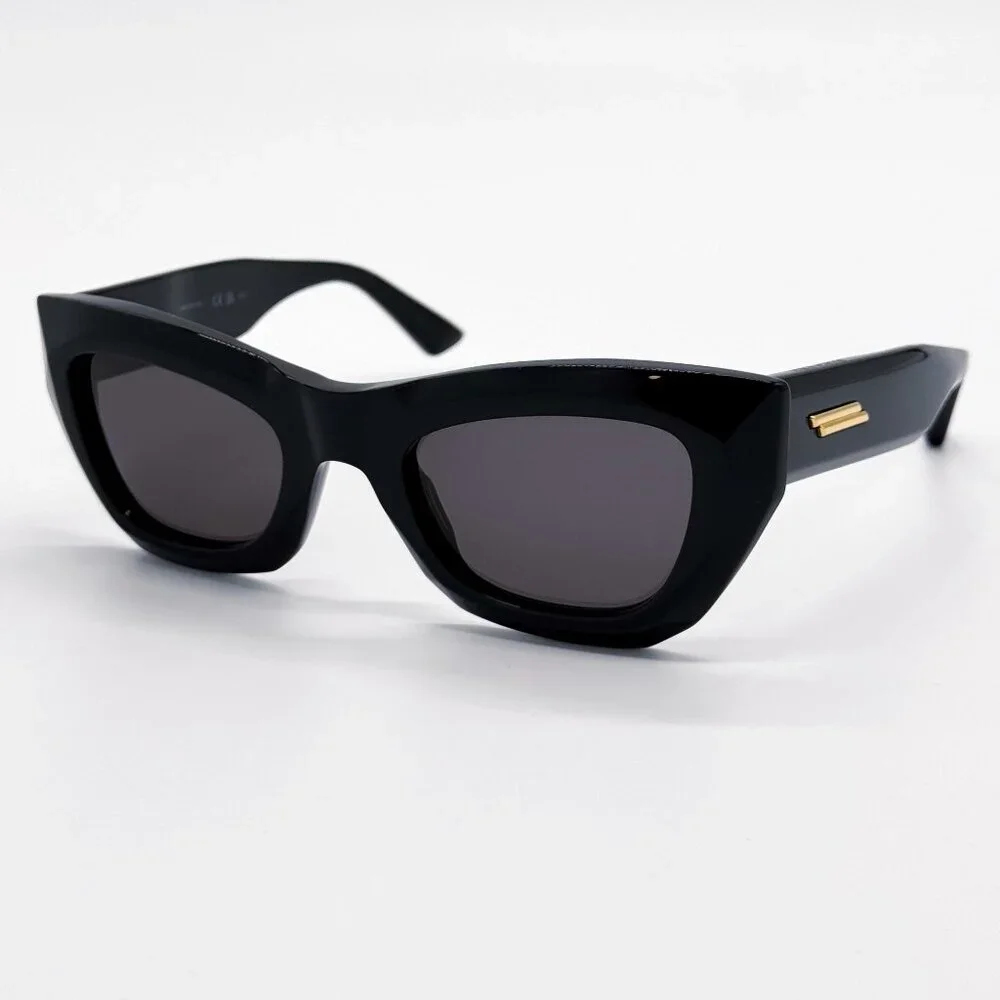 NEW BOTTEGA VENETA SUNGLASSES BV1251S 001 BLACK WOMEN EYEWEAR